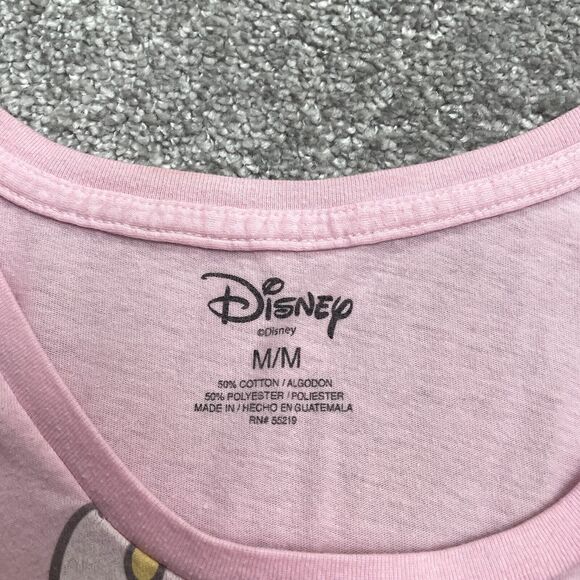 Disney Minie Mouse Graphic T-Shirt Juniors Medium Pink Round Neck Casual Tee - Picture 7 of 14